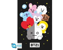 Affiche BT21 Personnages 61x91,5cm