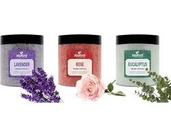 Aquatural 'Relax' set - Spa aroma crystals 3 x 350 g