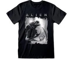 Alien Xenomorph Black T-Shirt-XL