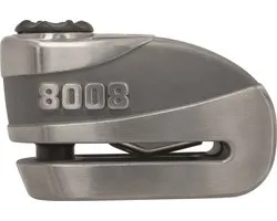 Motorslot ABUS Schijfremslot met alarm - GRANIT™ Detecto XPlus 8008 2.0 - Security level 19 - ART-4 grijs - geschikt voor motoren - scooters