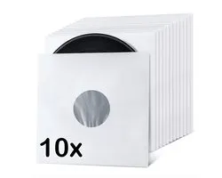 Housse de protection LP Pinguïn Records - Housses LP - Doublure antistatique housse intérieure - 10 pièces - Housses intérieures LP - Wit - 80 grammes - Housses Vinyl