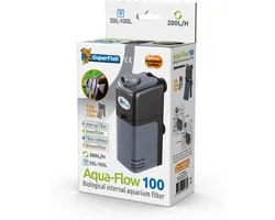 SuperFish AquaFlow Double Action 100 - Filtre Aquarium - 200 L/H