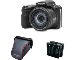 KODAK Pixpro Astro Zoom AZ426 – Digitale bridgecamera, 42x optische zoom, 24 mm groothoek, 20 megapixels, 3-inch LCD, Full HD 1080p video, Li-ion batterij – Zwart