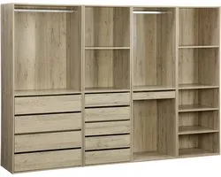 sweeek - Ensemble d'armoires modulaires, modulo, 260x45x180cm