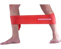 Sterkur® weerstandsband medium weerstand rood - Resistance band - Stretchband – Fitness elastiek – Workout band – Home workout – Weerstandband – Resistance band - Voor hele lichaam