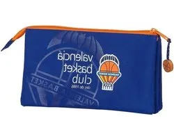 School Pencil Case - Triple Holder - School Supplies - Three Zipped Pockets - 220 x 30 x 100 mm