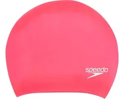 Speedo Long Hair Cap Roze Unisex Badmuts - Maat One size