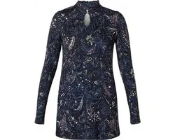 YESTA Veerla Essential Tuniek - Night Blue/Multi - maat 2(50)