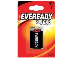 Energizer Eveready Super Heavy Duty Battery 9V
