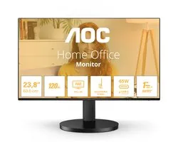 AOC 24B3CF2 - Full HD USB-C Monitor - 65w - 100hz - 1ms - FreeSync - Speakers - 24 inch