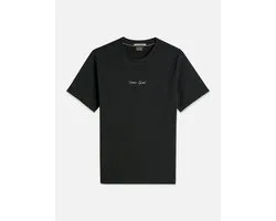 Scotch & Soda Embroidered Slub Regular-Fit T-Shirt