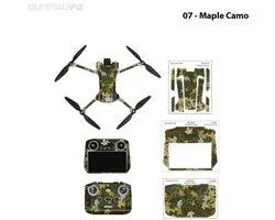 Protective Skin - 07 - Maple Camo voor DJI Mini 3 Pro + RC-N1