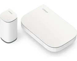 Linksys Velop Micro Mesh 6 - Router - WiFi 6 - Dual-band - Mesh WiFi - 3000 Mbps - 2-pack - Wit
