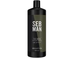 SEB MAN The Boss Thickening Shampoo - 1000 ml - Voor Alle haartypen