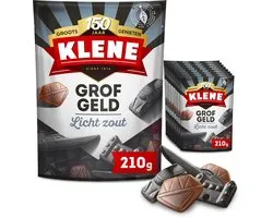 Klene Grofgeld - Drop - Licht Zout - 8x210g