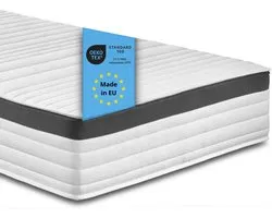 Bodyprotect Elite Line - matras 100x200 cm pocketvering 1000 - hoogte 25 cm - hardheid H2 - ergonomische pocketveringmatras, 7-zones matras en veringmatras - Made in EU - 100 x 200 x 25 cm - wit