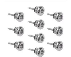 Guitar Strap Locks Set, 10Pcs Sliver Guitar Strap Buttons Security Quick Release Straplocks Strap Parts for Electric - ShopVlot
