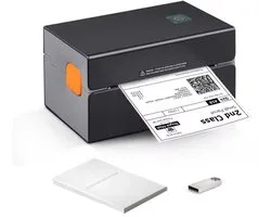 Draagbare Thermische Labelprinter - Labelprinter - Thermal Printer - Sticker Printer - Draagbaar - Bluetooth - Automatische Label Erkenning - 300DPI Bluetooth