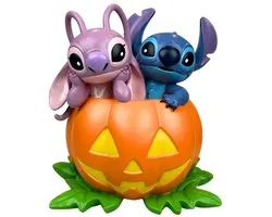 Disney Home 3D Statue - Stitch And Angel In Pumpkin - Leuk voor Halloween