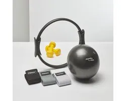 Mambo Max Complete Pilates Set - Pilates Ring, Pilates Bal, Fabric Loops & Dumbbells voor Thuistraining