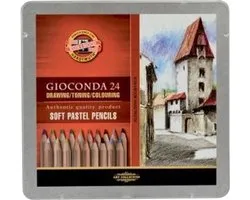 Koh i noor Gioconda Crayons Pastels Doux 24 pcs
