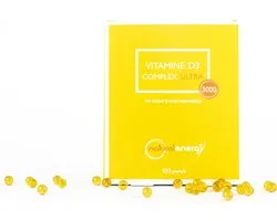 Vitamine D Complex Ultra | 120 Parels met Vitamine D3 – Ondersteunt Immuunsysteem(1), Botten(2) en Tanden(3) – Voedingssupplement Zonder Kleurstoffen of Bewaarmiddelen