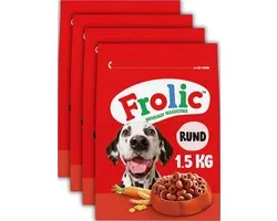 Frolic Hondenbrokken - Compleet Droogvoer - Rund - 4x1.5kg