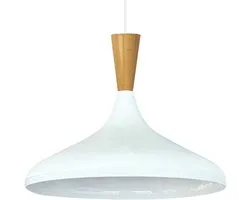 Bamyum Champion Hanglamp Van Vout, 35 cm Mal E27 Wit Interieur Wit Eettafel Lamp