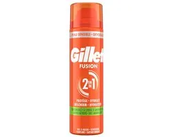 Gillette Fusion 2-in-1 Scheergel Gevoelige Huid (200 ml)