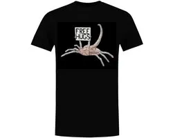 Grappig Schorpioen Heren T-shirt - Free Hugs Shirt Alien