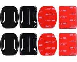 YONO Adhesive Mounts geschikt voor GoPro - Action Camera - Flat - Curved - Adapter Accessoires