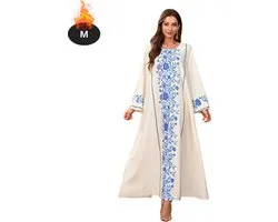Nivard Islamitische Kleding - Djellaba Dames - Moslim Kleding - Arabisch Dames Kaftan - Alhamdulillah - M