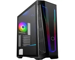 ARGB PC Gaming Case - COOLER MASTER - MasterBox MB540 - Gehard glas, ARGB Hoofdbanden - Zwart (MB540-KGNN-S00)