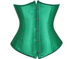 Bustier Korset Taille Cincher Satijn Lace-Up Onderbust – Figuurcorrigerend Figuurvormend Onderkleding