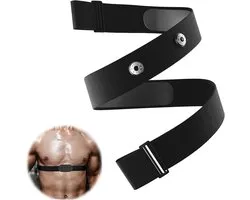 Verstelbare Elastische Borstriem V3 - Vervangingsriem voor ANT en Compatibele Hartslagmeters zoals Polar H1 H10 H9 H7 en Garmin