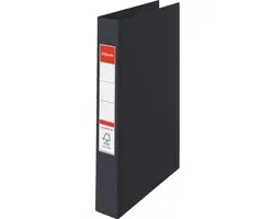 Esselte Vivida Kunststof 23-Rings Ringband - voor A4 Documenten - Rugbreedte van 42mm - Zwart