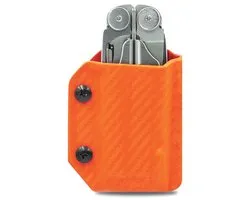 Clip & Carry Kydex Sheath CF-Orange Leatherman Wave