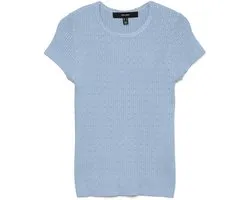 VERO MODA - VMSILJE C/S O-NECK POINTELLE PULL NOOS - Dames - Gebreide truien