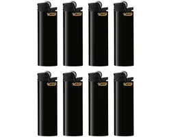 BIC Maxi J26 aanstekers 'All Black' - 8 stuks