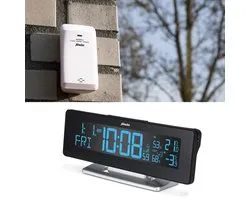 Réveil Alecto WS-2500 avec station météo - Toujours le bon moment, la température et l'humidité