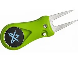 Inklapbare Pitchfork - Inclusief Bal Marker - Pitch Fork - Golf Accessoire - Groen - ATHLIX