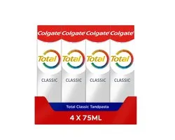 Colgate Total Classic Tandpasta 4 x 75ml - Voordeelverpakking