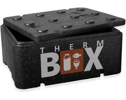 SnelShoppen - Therm Box Boîtes professionnelles en polystyrène - Empilables - 12 à 46 litres - Boîte isotherme - Glacière - Conteneur thermique - Robuste et stable