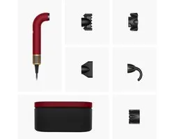 Dyson Supersonic haardroger Straight+Wavy, Red Velvet