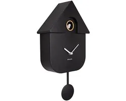 Karlsson Horloge à coucou Modern Cuckoo - Noir - 8,5 x 21,5 x 41cm