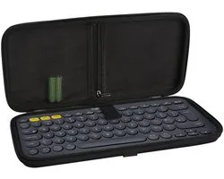 Store_8 - Toetsenbord Hard Shell Reisdraagtas - Ultieme bescherming - Compact formaat - Geschikt voor Logitech K380 en Pebble Keys 2 - Ideaal voor ...
