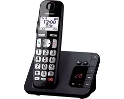 Panasonic KX-TGE260NLB telefoon DECT-telefoon antwoordapparaat Nummerherkenning Zwart