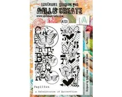 Aall & Create clearstamps A5 - Papillon