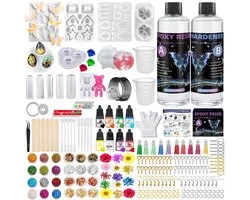 Epoxyhars Starterset 600 ml – 1:1 Giethars Set voor Sieraden, Kunst en Creatieve Projecten