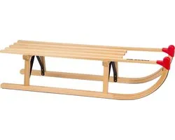 Nijdam Slede Hout - Davos 100 cm - Blank - 100